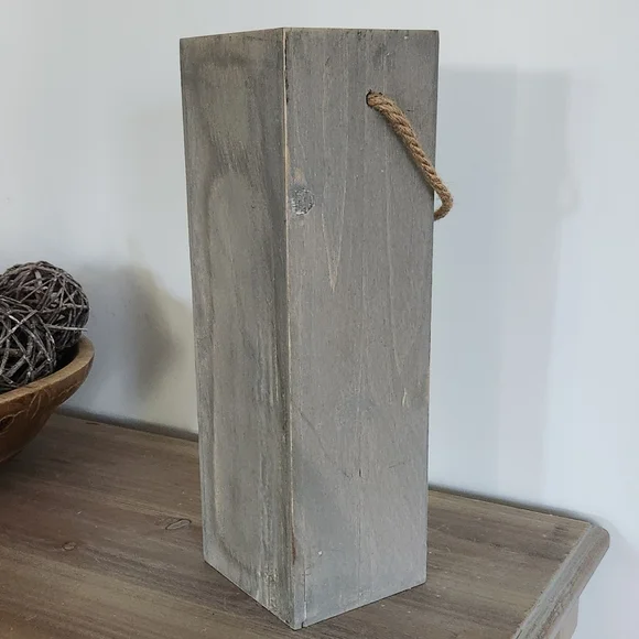 Decorative Wedding Wine Bottle Box – Demdaco Wooden Lanern Keepsake marriage💍🍷 - Picture 6 of 16